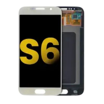 Дисплейний модуль (OLED) без рамки для Samsung Galaxy S6 (Refurbished) (White Pearl)
