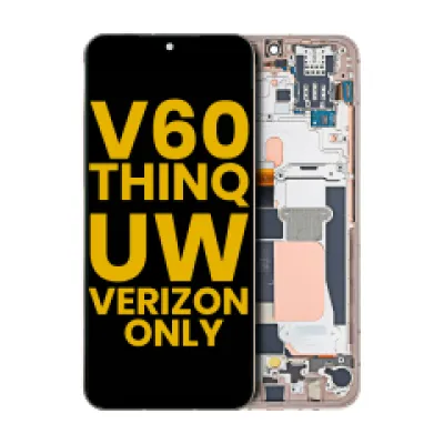 Дисплейний модуль для LG V60 ThinQ 5G UW (OLED) (модель Verizon) (Refurbished) (рамка Classy Blue / Gold)