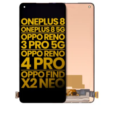 Дисплейний модуль для OnePlus 8 / 5G / OPPO Reno 3 Pro 5G / OPPO Reno 4 Pro / OPPO Find X2 Neo (OLED) (Refurbished) (усі кольори)