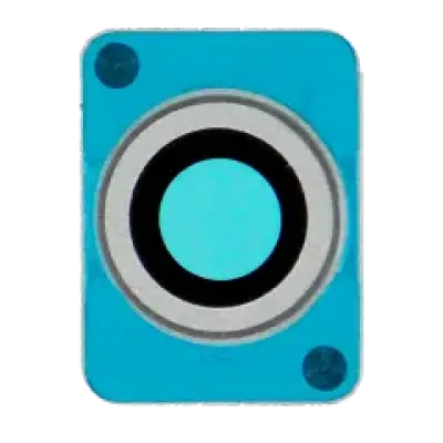 Скло основної камери з кріпленням для iPad Air 1 / Mini 1 / Mini 2 (білий) (10 шт)