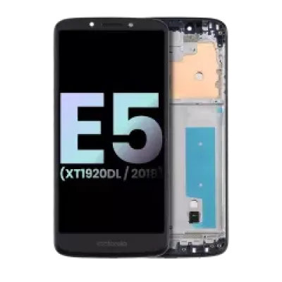 Дисплейний модуль (LCD) з рамкою для Motorola Moto E5 (XT1920DL / 2018) (Genuine OEM) (Flash Gray)