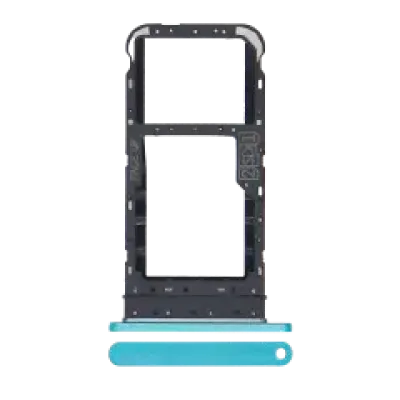 Лоток подвійної SIM для Motorola Moto E7 (XT2095 / 2020) (Aqua Blue)