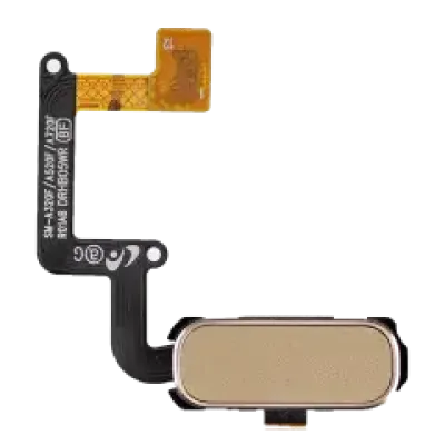 Датчик відбитків з шлейфом для Samsung Galaxy A3 (A320 / 2017) / A5 (A520 / 2017) / A7 (A720 / 2017) (Gold)