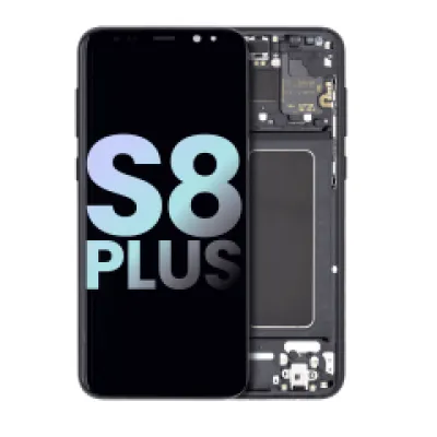 Дисплейний модуль (OLED) з рамкою для Samsung Galaxy S8 Plus (Service Pack) (Midnight Black)