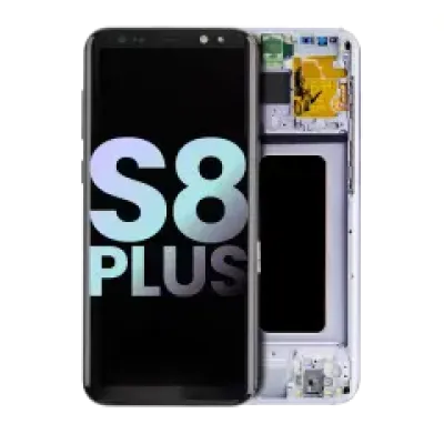 Дисплейний модуль (OLED) з рамкою для Samsung Galaxy S8 Plus (Service Pack) (Gray / Violet)