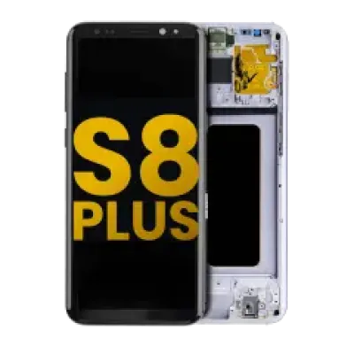 Дисплейний модуль (OLED) з рамкою для Samsung Galaxy S8 Plus (Refurbished) (Orchid Gray)