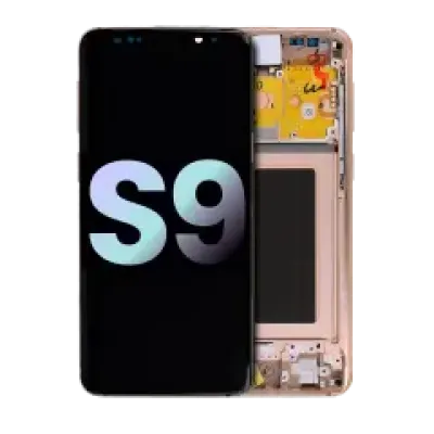 Дисплейний модуль OLED з рамкою для Samsung Galaxy S9 (Service Pack) (Sunrise Gold)