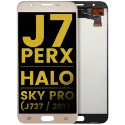 Дисплейний модуль для Samsung Galaxy J7 Perx / Halo / Sky Pro (J727 / 2017) (Refurbished) (золотий)