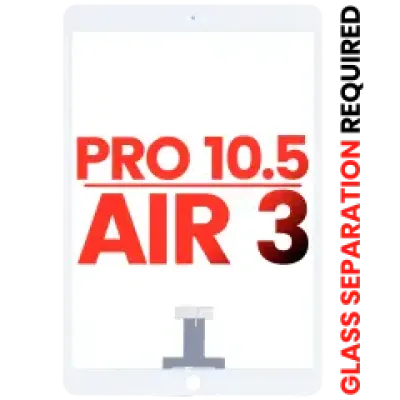 Тачскрін для iPad Pro 10.5" / iPad Air 3 (OCA Pre-Installed & Glass Separation Required) (Aftermarket Plus) (білий)