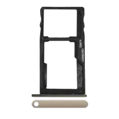 Лоток SIM для Motorola Moto G5S (XT1793 / 2017) (Gold) (Dual Card Version)
