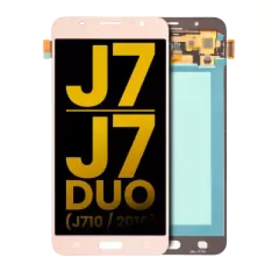 Дисплейний модуль (OLED) для Samsung Galaxy J7 / J7 Duo (J710 / 2016) (Refurbished) (золотий)