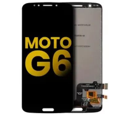 Дисплейний модуль (LCD) без рамки для Motorola Moto G6 5.7" (XT1925 / 2018) (151MM) (Refurbished) (Black)