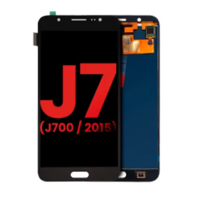 Дисплейний модуль (OLED) без рамки для Samsung Galaxy J7 (J700 / 2015) (Aftermarket Plus) (чорний)