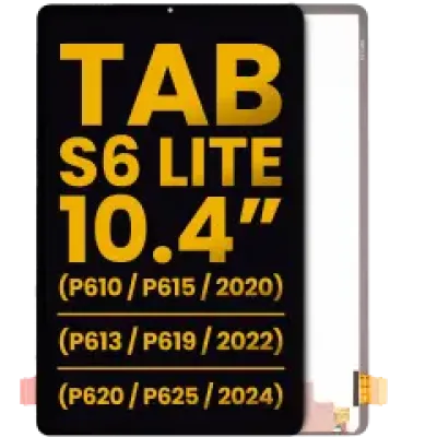 Дисплейний модуль (LCD) без рамки для Samsung Galaxy Tab S6 Lite 10.4" (P610 / P615) (2020) / Tab S6 Lite (P613 / P619) (2022) / Tab S6 Lite 10.4" (P620 / P625) (2024) (Refurbished) (Усі кольори)
