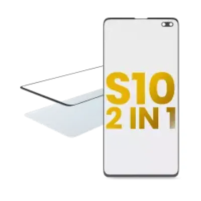 Скло екрана 2 в 1 з OCA для Samsung Galaxy S10 Plus