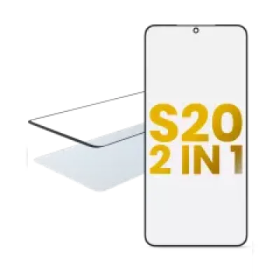 Скло екрана 2 в 1 з OCA для Samsung Galaxy S20