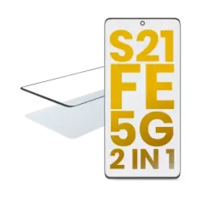 Скло екрана 2 в 1 з OCA для Samsung Galaxy S21 FE 5G
