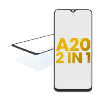 Скло екрана 2 в 1 з OCA для Samsung Galaxy A20 (A205 / 2019) / A30s (A307 / 2019)