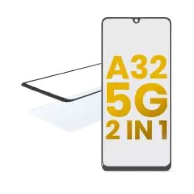 Скло екрана 2в1 з OCA для Samsung Galaxy A32 (A325 / 2021)