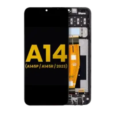 Дисплейний модуль (LCD) з рамкою для Samsung Galaxy A14 4G (A145P / A145R / 2023) (Refurbished) (All Colors)