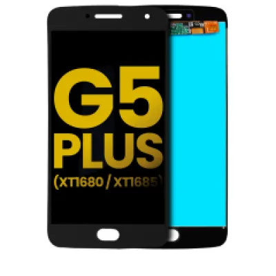 Дисплейний модуль (LCD) для Motorola Moto G5 Plus (XT1680 / XT1685 / 2017) без рамки (Refurbished) (чорний)