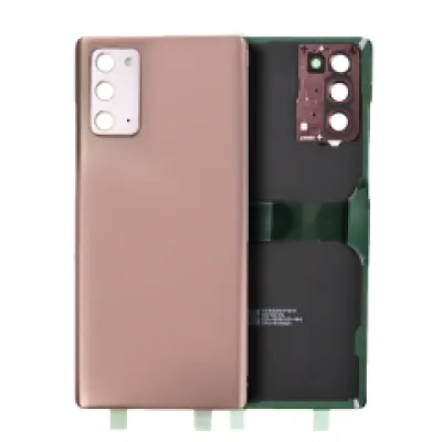 Задня кришка зі склом камери для Samsung Galaxy Note 20 Ultra (Service Pack) (Mystic Bronze)