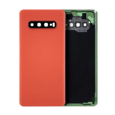 Задня кришка зі склом камери для Samsung Galaxy S10 Plus (Service Pack) (Flamingo Pink)