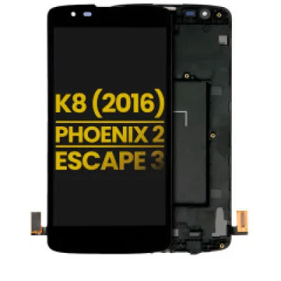 Дисплейний модуль з рамкою для LG K8 (2016) / Phoenix 2 / Escape 3 (Refurbished) (All Colors)