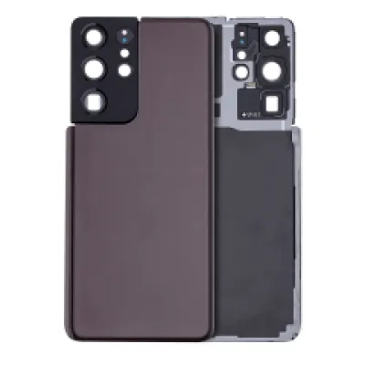 Задня кришка з склом камери для Samsung Galaxy S21 Ultra (Service Pack) (Phantom Brown)