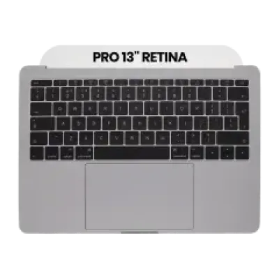 Топкейс з клавіатурою (ISO UK) і трекпадом для MacBook Pro 13" A1708 (2016) (Used OEM Pull: Grade B/C) (Space Gray)