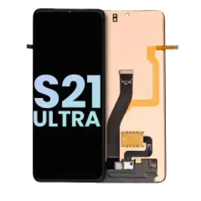 Дисплейний модуль для Samsung Galaxy S21 Ultra 5G (OLED, Without Frame, Service Pack, усі кольори)