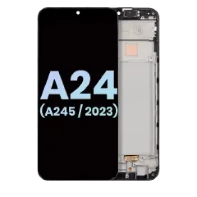 Дисплейний модуль для Samsung Galaxy A24 4G (A245 / 2023) (OLED, With Frame, Service Pack, усі кольори)