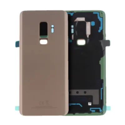 Задня кришка зі склом камери для Samsung Galaxy S9 Plus (Service Pack) (Sunrise Gold)