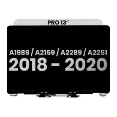 Повний дисплейний модуль (LCD) для MacBook Pro 13" A1989 (2018-2019) / A2159 (2019) / A2289 / A2251 (2020) (Used OEM Pull: Grade C) (сріблястий)