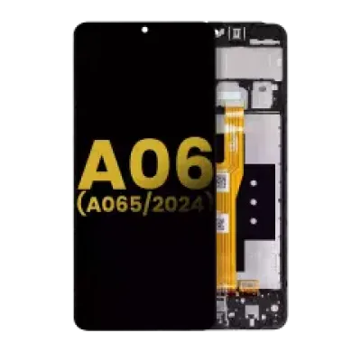Дисплейний модуль (LCD) з рамкою для Samsung Galaxy A06 (A065 / 2024) (Refurbished) (всі кольори)