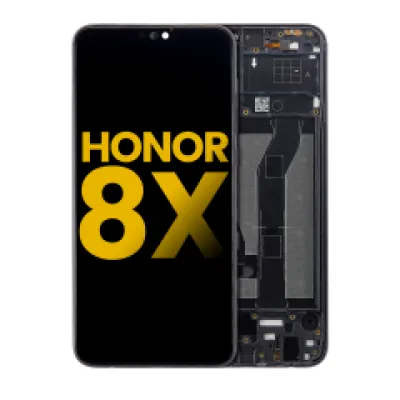 Дисплейний модуль (LCD) з рамкою для Huawei Honor 8X (Refurbished) (Black)