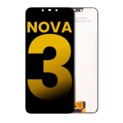Дисплейний модуль (LCD) без рамки для Huawei Nova 3 (Refurbished) чорний