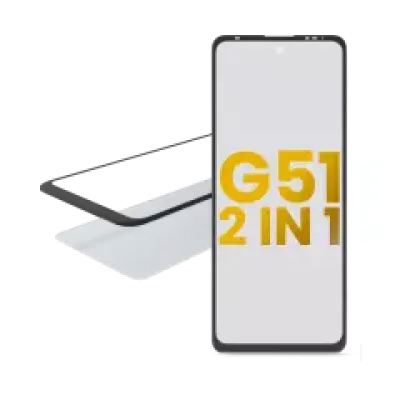 Скло екрана з OCA для Motorola Moto G51 5G (XT2171 / 2021)