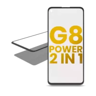 Скло екрана з OCA для Motorola Moto G8 Power (XT2041 / 2020)