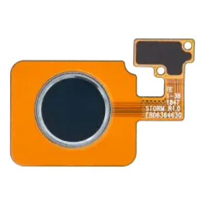 Кнопка Home з датчиком відбитків пальців зі шлейфом для LG G8 ThinQ / LG V50 ThinQ (сіра)
