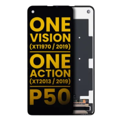 Дисплейний модуль без рамки для Motorola One Vision (XT1970 / 2019) / One Action (XT2013 / 2019) / P50 (Refurbished) (всі кольори)