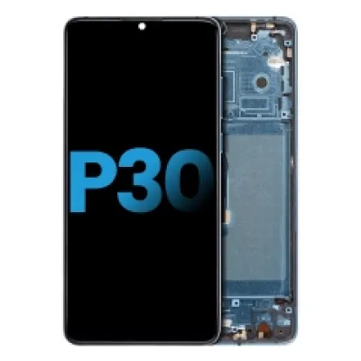 Дисплейний модуль з рамкою для Huawei P30 (Aftermarket: Incell) (LCD) (Aurora)