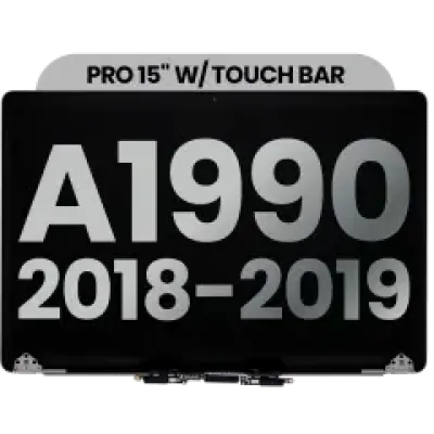 Повний дисплейний модуль LCD для MacBook Pro 15" A1990 (2018-2019) (Used OEM Pull: Grade A) (Space Gray)