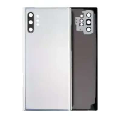 Задня кришка зі скло камери для Samsung Galaxy Note 10 Plus / 5G (Service Pack) (Aura Glow / Silver)