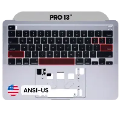 Топкейс з клавіатурою (ANSI US) для MacBook Pro 13" A2289 (2020) (OEM New) (Space Gray)