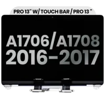 Дисплейний модуль LCD для MacBook Pro 13" A1706 / A1708 (2016-2017) (Used OEM Pull: Grade B) (сріблястий)