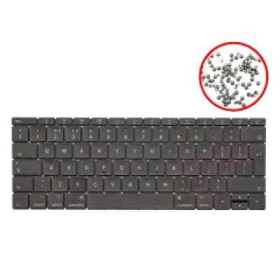 Клавіатура з підсвіткою та гвинтами для MacBook Pro 13" A1708 (2016-2017) (UK English)