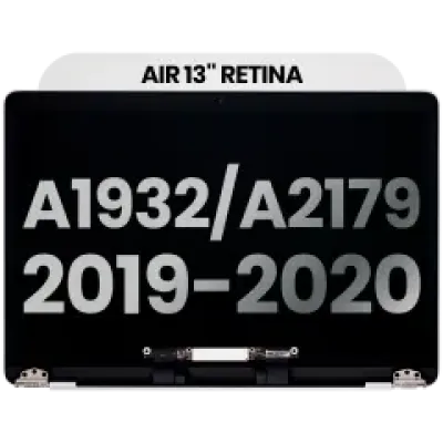 Дисплейний модуль (LCD) для MacBook Air 13" A1932 (2019) / A2179 (2020) (Used OEM Pull: Grade B) (сріблястий)