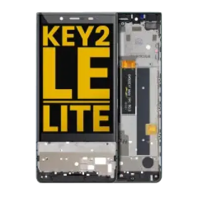 Дисплейний модуль з рамкою для BlackBerry KEY2 LE / Lite (BBE100 Series) (Refurbished) (Slate)