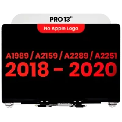 Дисплейний модуль для MacBook Pro 13" A1989 (2018-2019) / A2159 (2019) / A2289 / A2251 (2020) (Aftermarket Plus) (Silver)